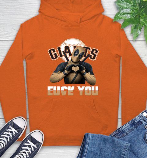 MLB San Francisco Giants Deadpool Love You Fuck You Baseball Sports Hoodie 4