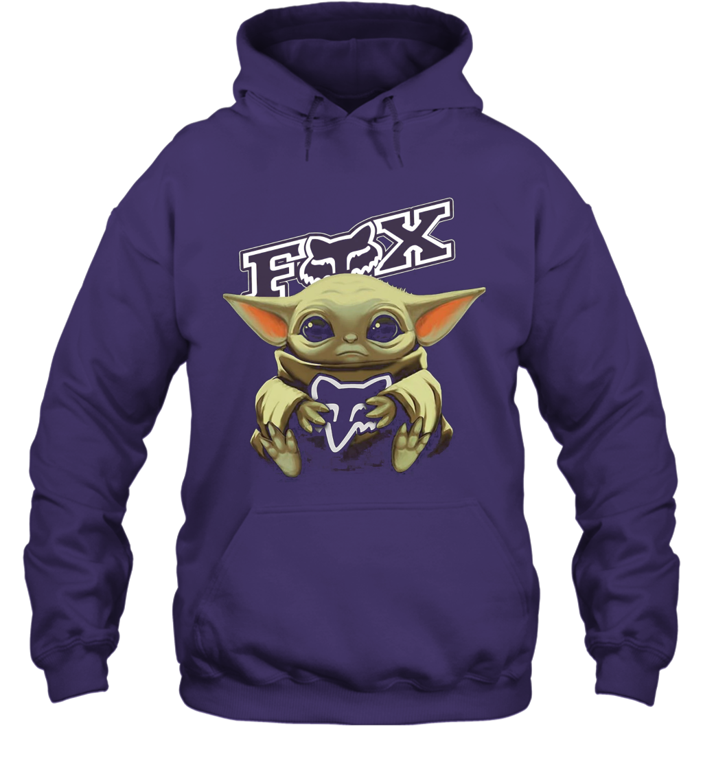 purple fox racing hoodie