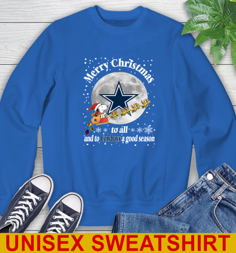 Dallas Cowboys Merry Christmas To All And To Cowboys A Good Season NFL Football Sports Sweatshirt 11