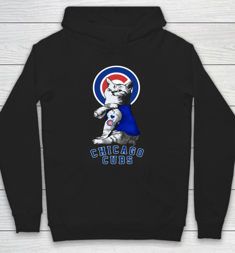 MLB Baseball My Cat Loves Chicago Cubs Hoodie