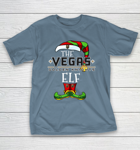 Vegas Golden Knights Christmas ELF Funny NHL T-Shirt 6