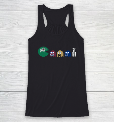 Dallas Stars x Pacman Create History For Stanley Cup Racerback Tank