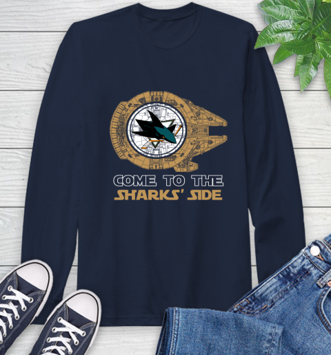 NHL Come To The San Jose Sharks Wars Hockey Sports Long Sleeve T-Shirt 3