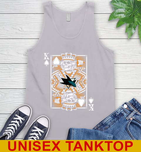 San Jose Sharks NHL Hockey The King Of Spades Death Cards Shirt Tank Top 3