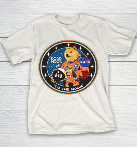 Doge coin To The Moon Youth T-Shirt