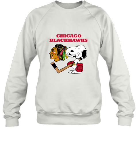 Chicago Blackhawks Ice Hockey Broken Teeth Snoopy NHL Sweatshirt