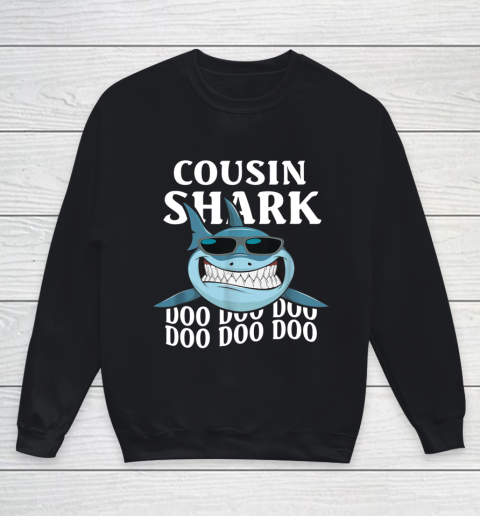 Cousin Shark Doo Doo Doo Shirts Christmas Gift Youth Sweatshirt
