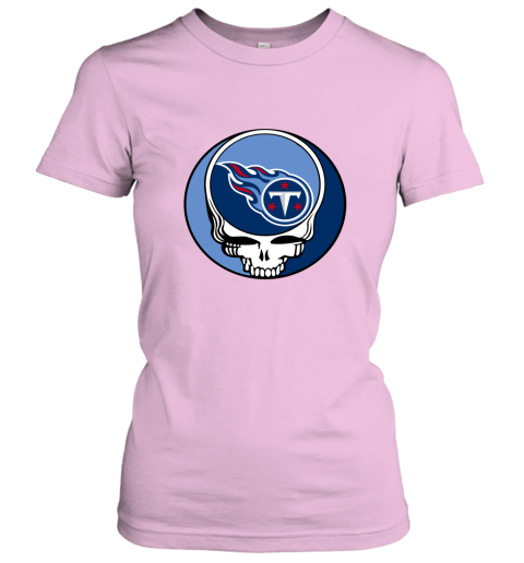 NFL Team Tennessee Titans X Grateful Dead Logo Band Women's T-Shirt 