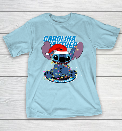Carolina Panthers NFL Football noel stitch Christmas T-Shirt 10