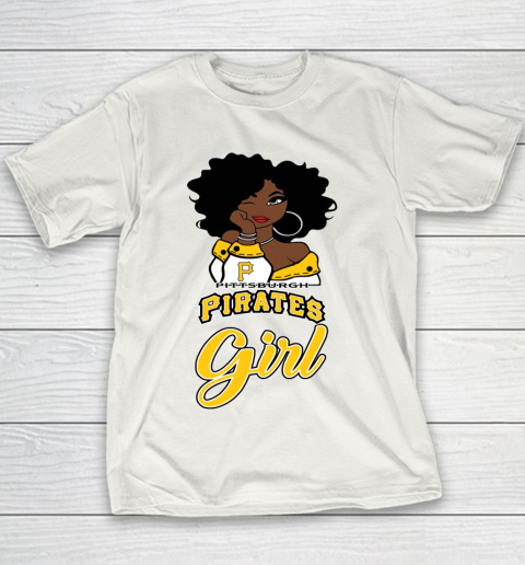 Pittsburgh Piratess Girl MLB Youth T-Shirt 3