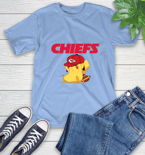 NFL Pikachu Football Sports Kansas City Chiefs T-Shirt 11