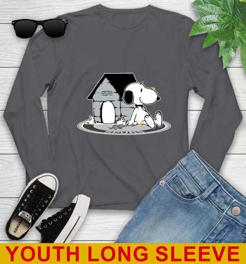 NBA Basketball San Antonio Spurs Snoopy The Peanuts Movie Shirt Youth Long Sleeve 9