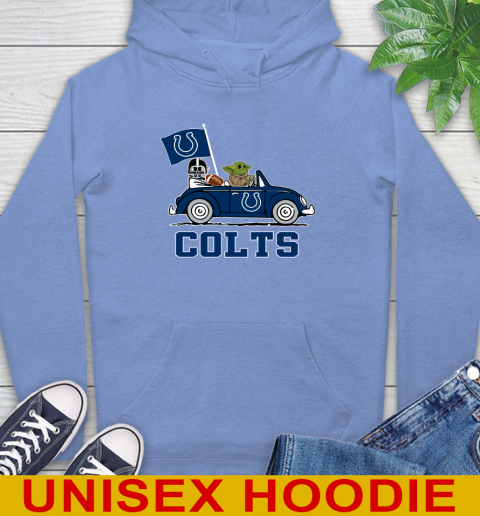 NFL Football Indianapolis Colts Darth Vader Baby Yoda Driving Star Wars Shirt Hoodie 11