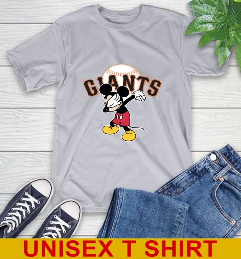 San Francisco Giants MLB Baseball Dabbing Mickey Disney Sports T-Shirt 6