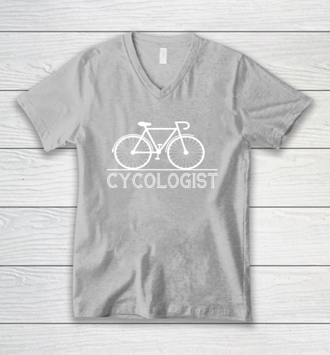 Bicycle Cycologist V-Neck T-Shirt 3