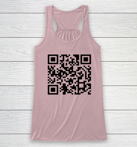 Trump Dance Troll QR Funny President Trump Dance Code Racerback Tank 4