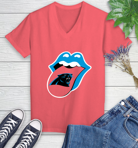 Carolina Panthers NFL Football Lips I Root For My Team Adoring Fan 82