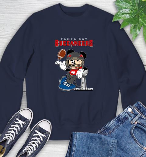 NFL Tampa Bay Buccaneers Mickey Mouse Disney Super Bowl Football T Shirt Sweatshirt 3