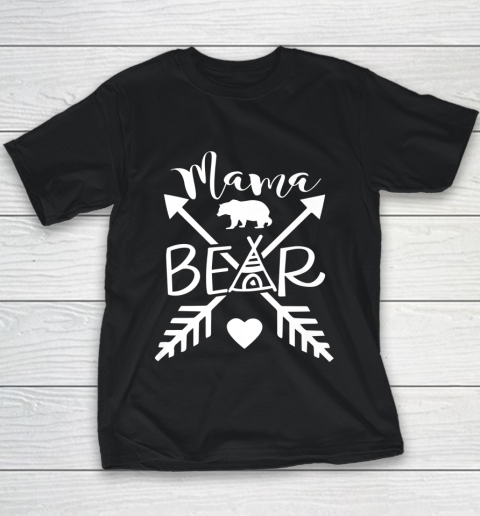 Mama Bear Arrow Heart Youth T-Shirt