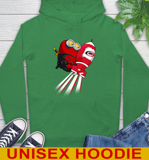 NHL Hockey Carolina Hurricanes Deadpool Minion Marvel Shirt Hoodie 8