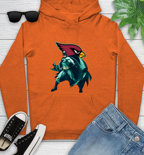 NFL Batman Football Sports Arizona Cardinals Youth Hoodie 5