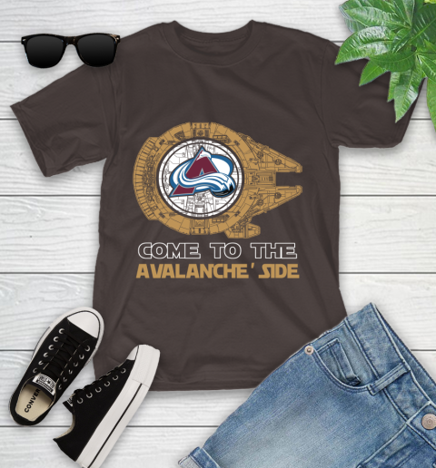NHL Come To The Colorado Avalanche Wars Hockey Sports Youth T-Shirt 7