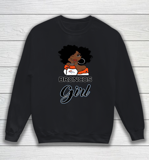 Denver Broncos Girl NFL Sweatshirt