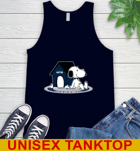 NFL Football Seattle Seahawks Snoopy The Peanuts Movie Shirt Tank Top 3
