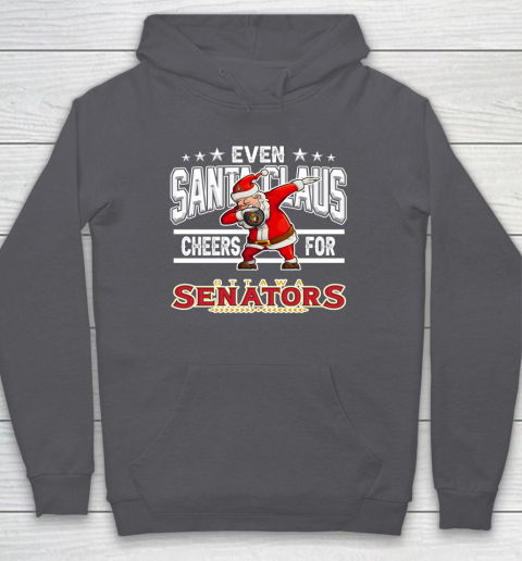 Ottawa Senators Even Santa Claus Cheers For Christmas NHL Hoodie 4