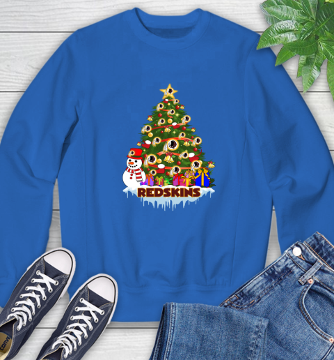 Washington Redskins Merry Christmas NFL Football Sports Sweatshirt 8