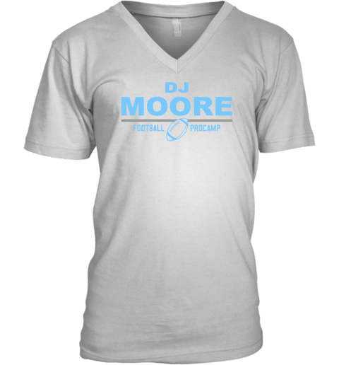 Dj Moore Football Procamp V-Neck T-Shirt - Topshirtpro