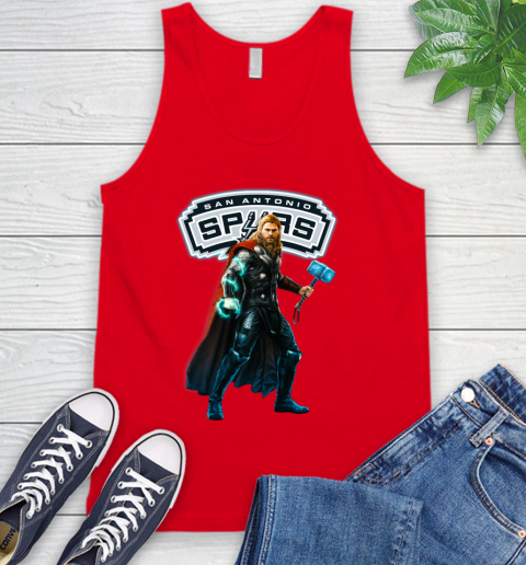 NBA Thor Avengers Endgame Basketball San Antonio Spurs Tank Top 6