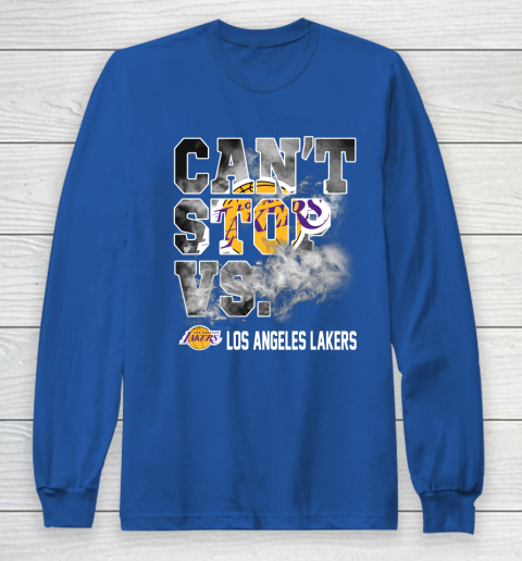 NBA Los Angeles Lakers Basketball Can't Stop Vs Long Sleeve T-Shirt 6