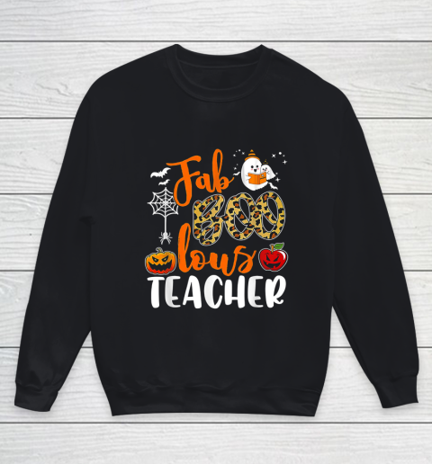 Fab Boo Lous Teacher Funny Boo Ghost Halloween Gift Youth Sweatshirt
