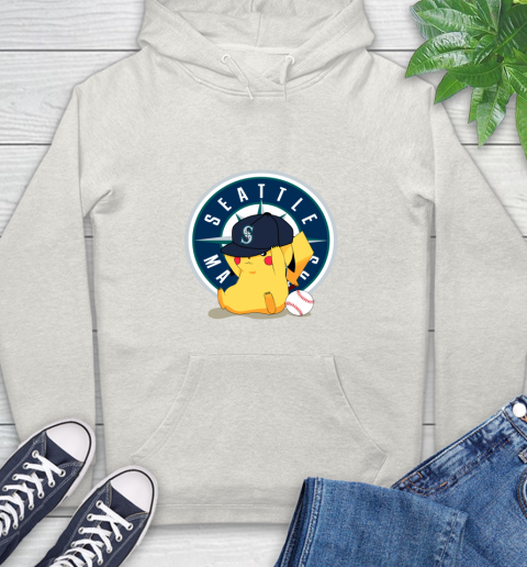 MLB Pikachu Baseball Sports Seattle Mariners Hoodie 12