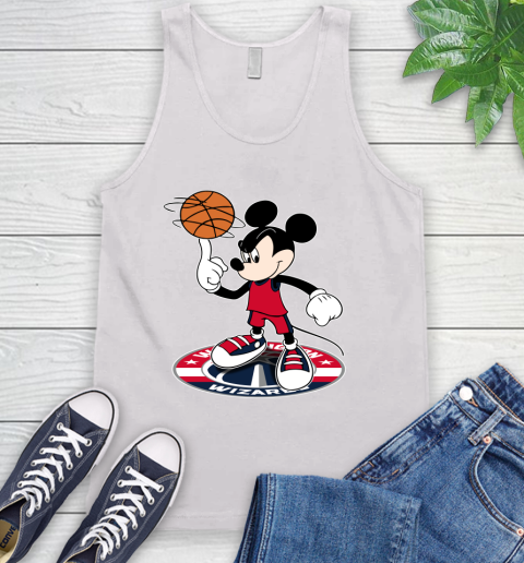 NBA Basketball Washington Wizards Cheerful Mickey Disney Shirt Tank Top 2