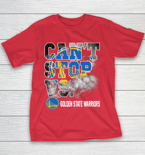 NBA Golden State Warriors Basketball Can't Stop Vs Youth T-Shirt 7