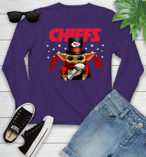 Super Bowl Baby Yoda Loves The Kansas City Chiefs Star Wars NFL Shirts 116