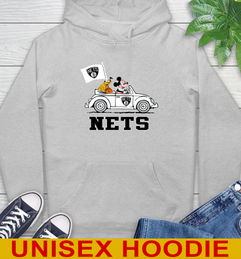 NBA Basketball Brooklyn Nets Pluto Mickey Driving Disney Shirt Hoodie 6