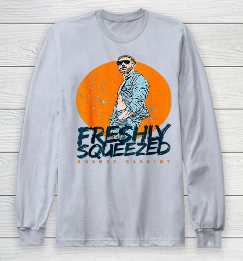 Wrestling Freshly Squeezed Orange Cassidy AEW Wrestler Long Sleeve T-Shirt 4