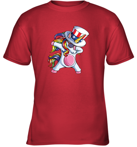 Day 4th Of July Dabbing Uncle Sam Gifts Youth T-Shirt