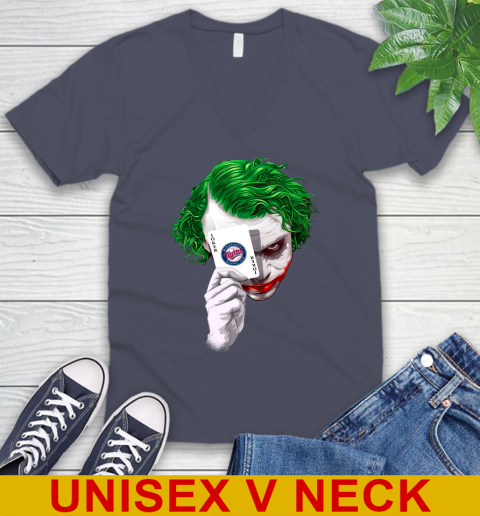 Minnesota Twins MLB Baseball Joker Card Shirt V-Neck T-Shirt 7