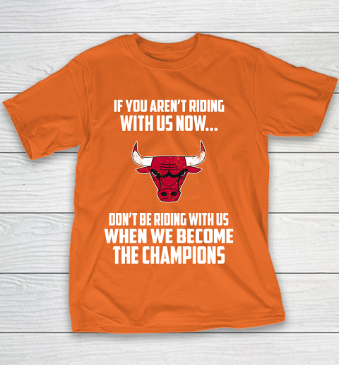 NBA Chicago Bulls Basketball We Become The Champions Youth T-Shirt 4