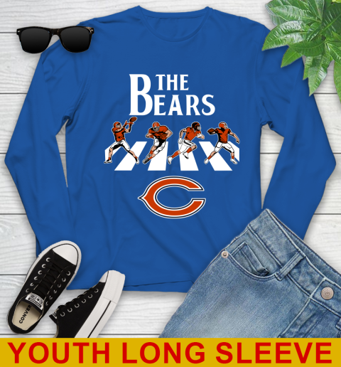 NFL Football Chicago Bears The Beatles Rock Band Shirt Youth Long Sleeve 10