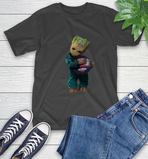 NBA Groot Guardians Of The Galaxy Basketball Sports New Orleans Pelicans T-Shirt 2