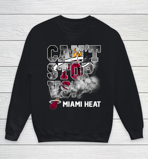 NBA Miami Heat Basketball Can't Stop Vs Youth Sweatshirt