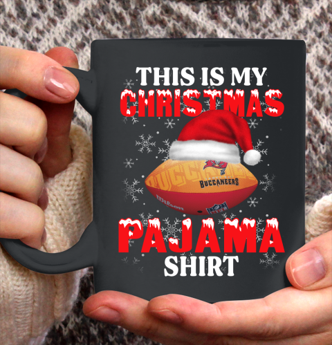Tampa Bay Buccaneers This Is My Christmas Pajama Shirt NFL Ceramic Mug 11oz 2