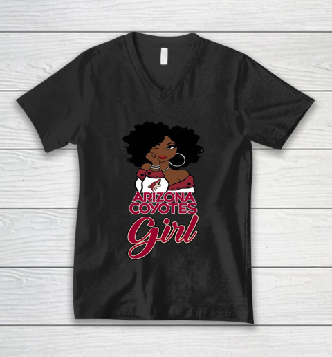 Arizona Coyotes Girl NHL V-Neck T-Shirt
