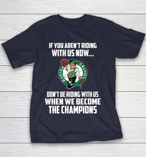 NBA Boston Celtics Basketball We Become The Champions Youth T-Shirt 2