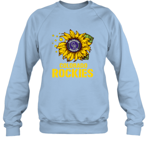 Colorado Rockiers Sunflower MLB Baseball Sweatshirt